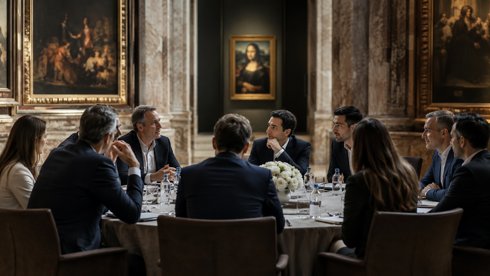 Executives meet at Louvre on stablecoin liquidity and chains