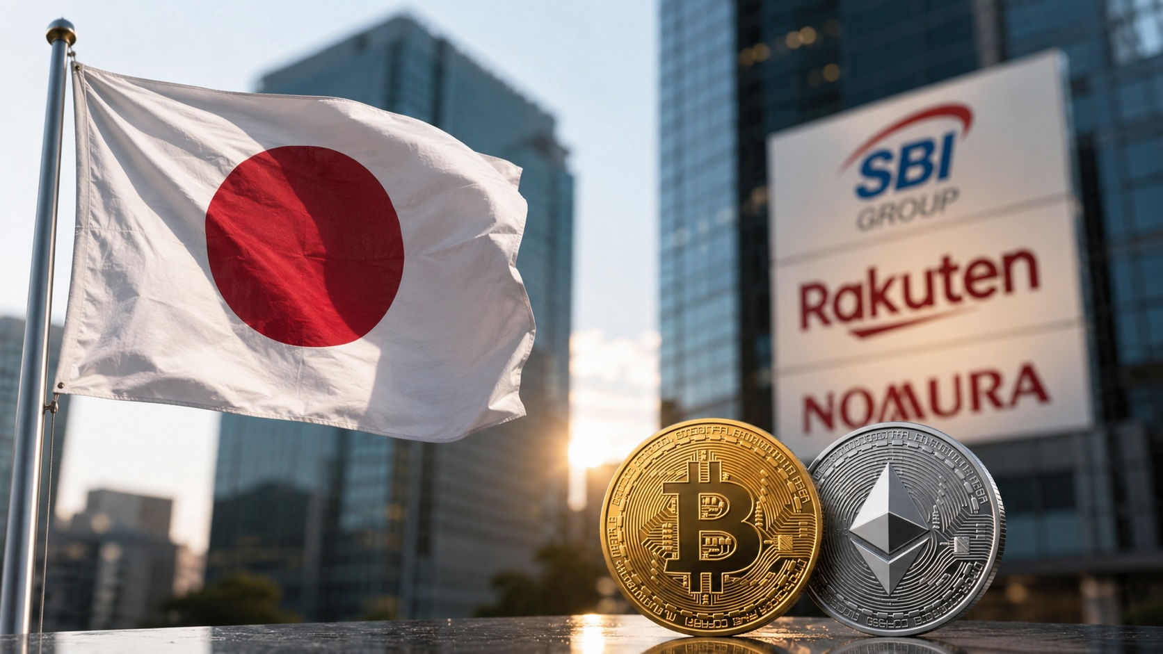 Japan’s Top Brokers to Offer Bitcoin, Ethereum Trusts