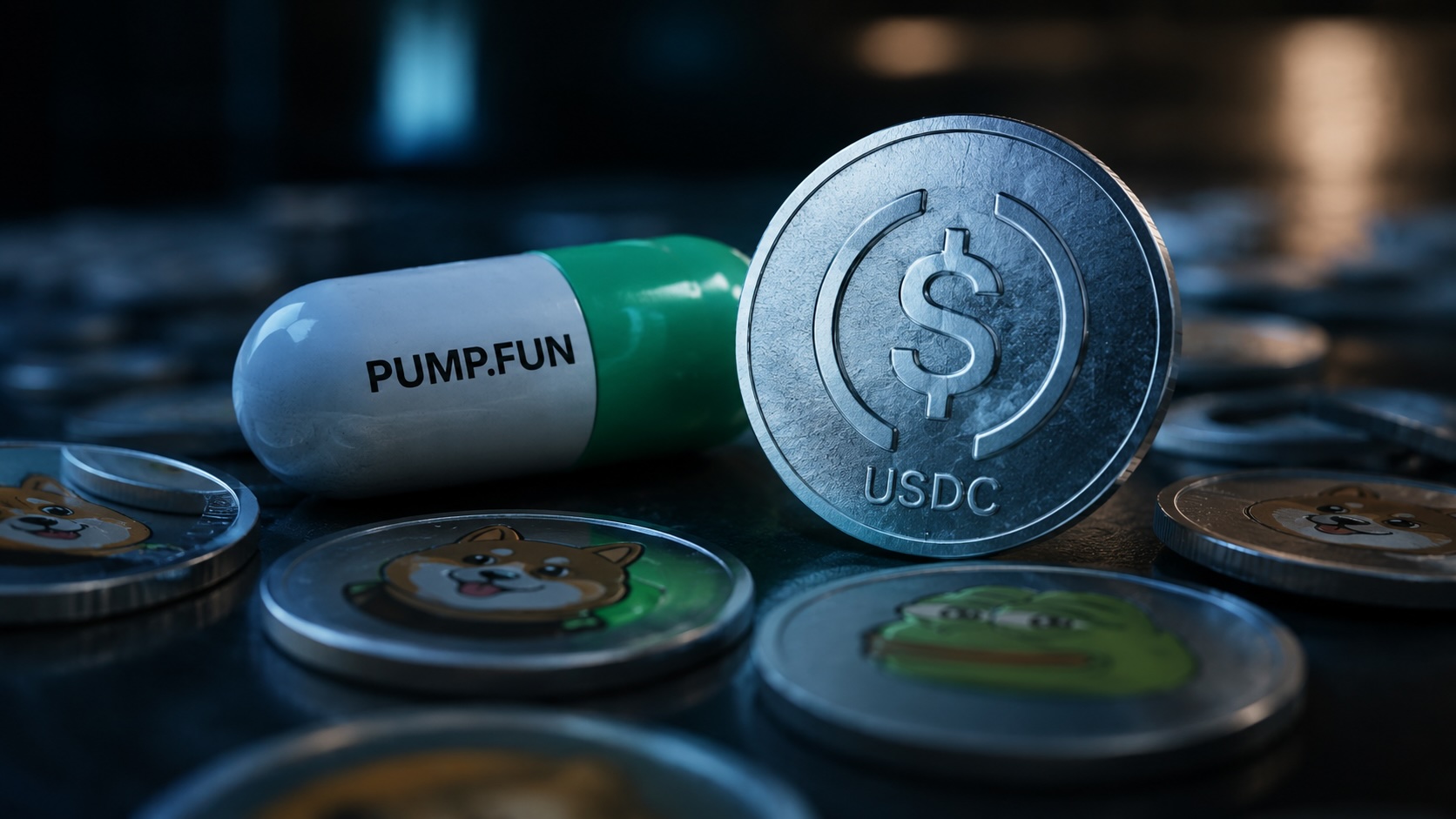 Pump.fun shifts Solana memecoin launches to USDC