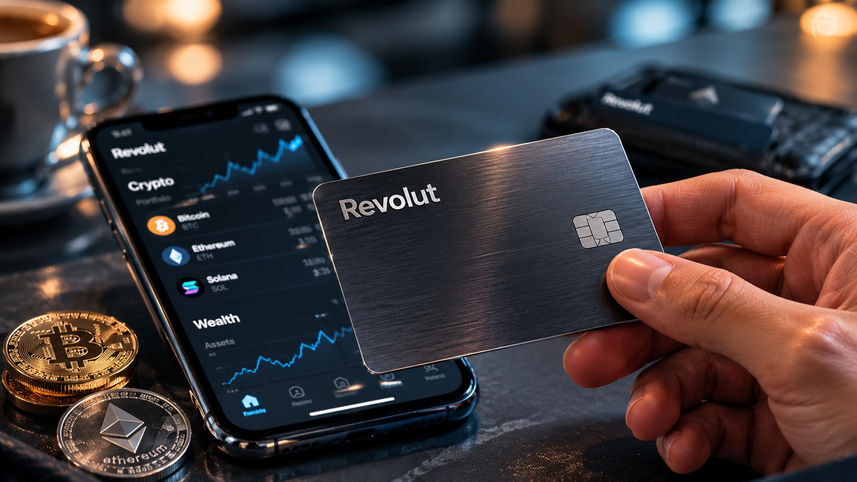 Revolut teases crypto card after FCA clears trading, wealth