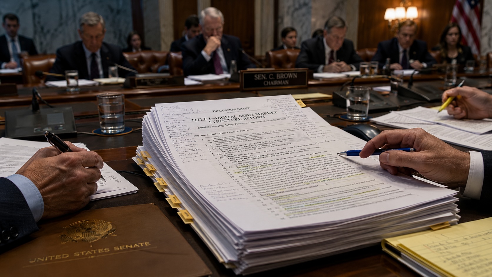 Senate Banking Unveils 309-Page CLARITY Act Rewrite