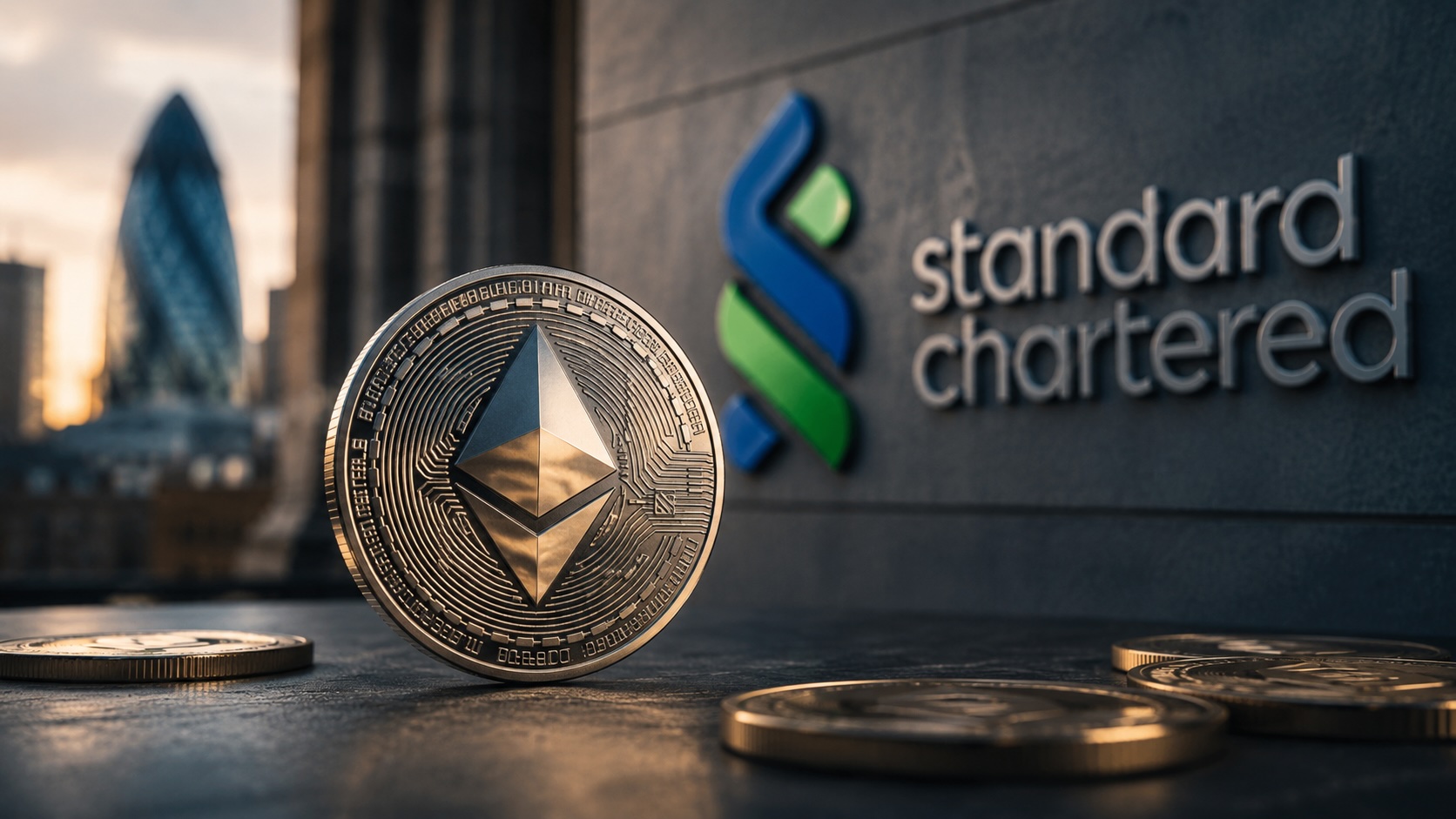 Standard Chartered Sticks to K ETH Target as Price Falls