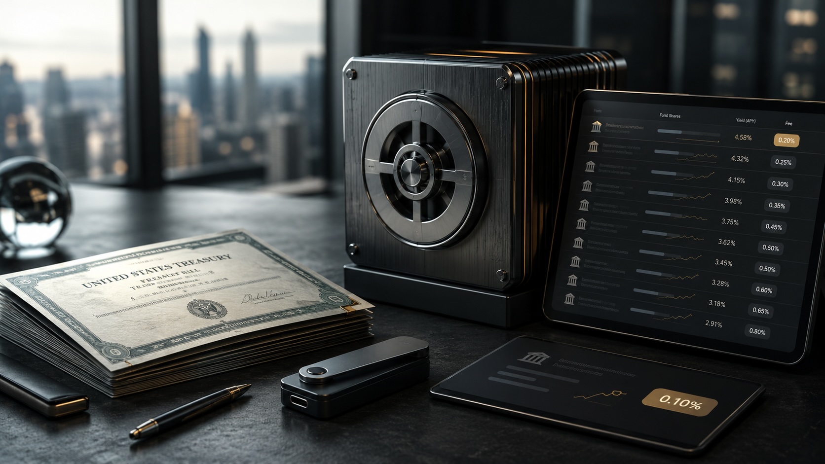 Tokenized Treasuries 2026: BUIDL Leads; BENJI Lowest Fee
