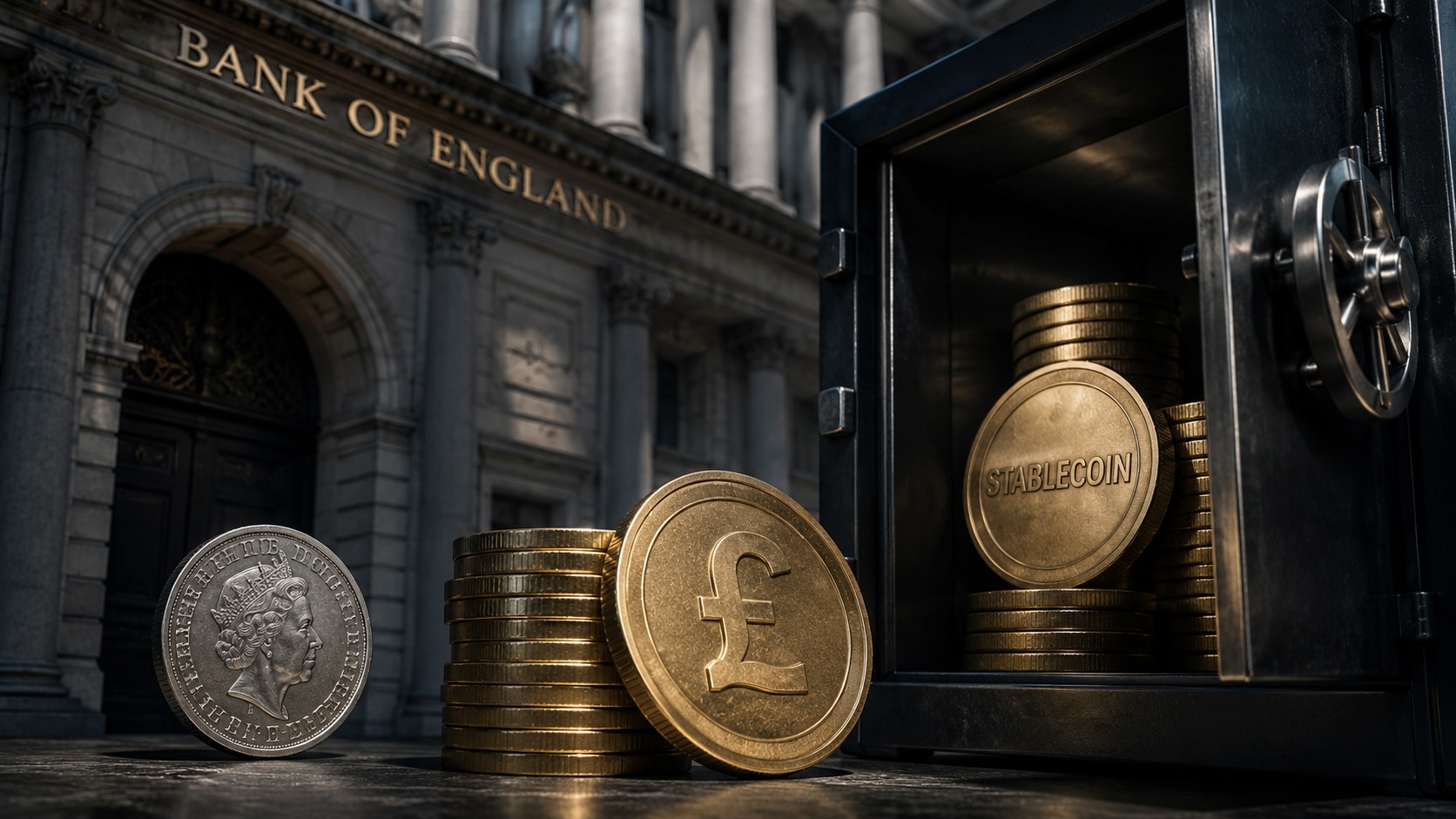 Bank of England drops holding limits, sets £40bn stablecoin cap