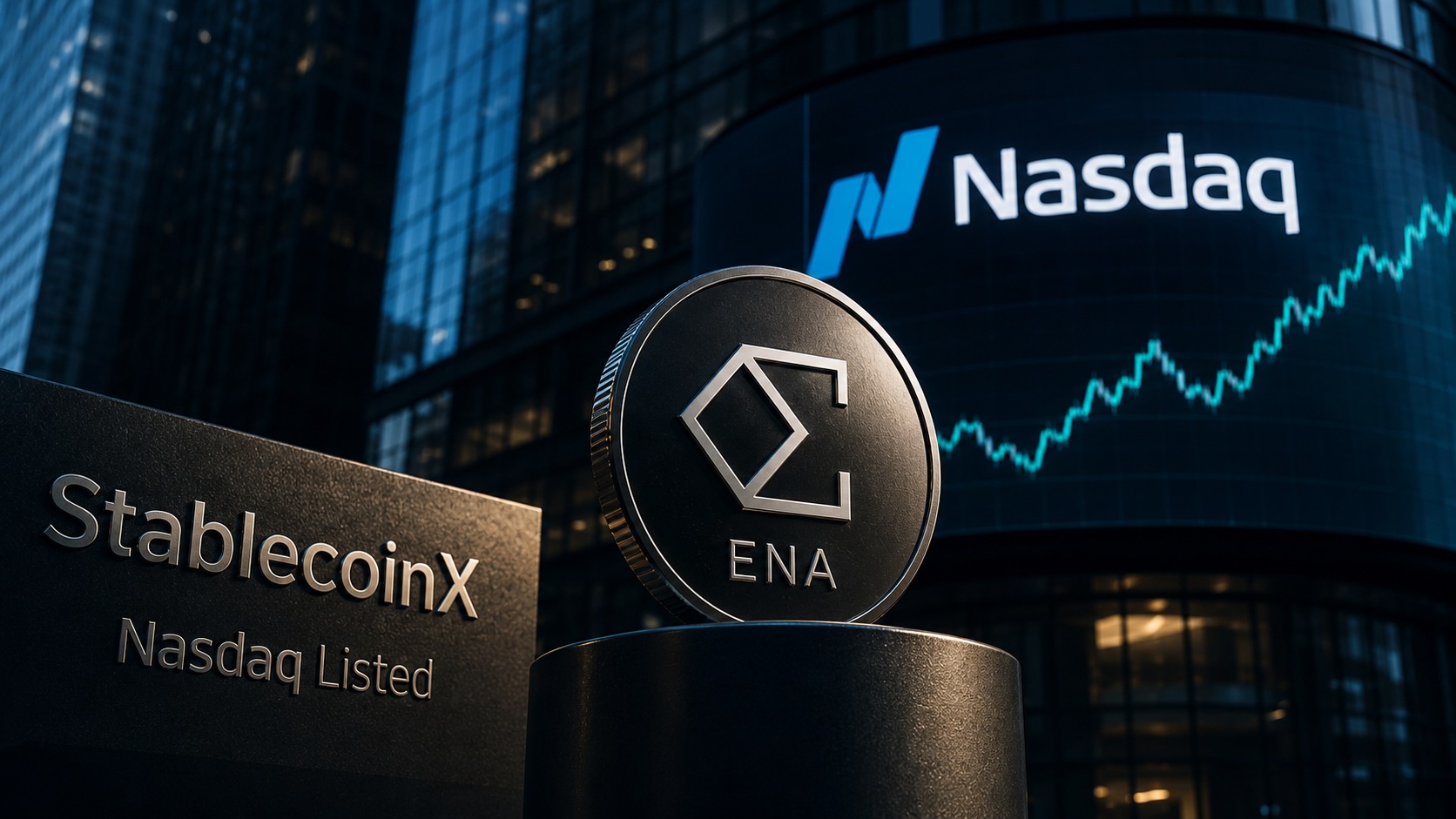 StablecoinX Lists on Nasdaq With $275M ENA Treasury